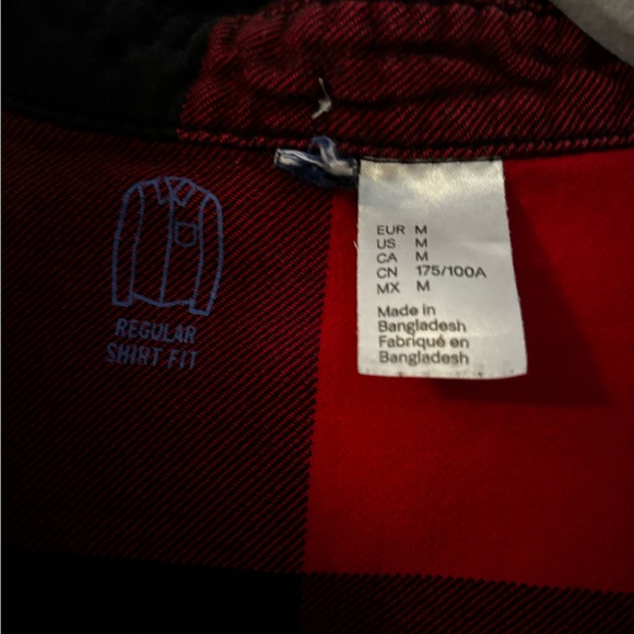 Buffalo plaid men’s cotton button down shirt - Picture 2 of 3